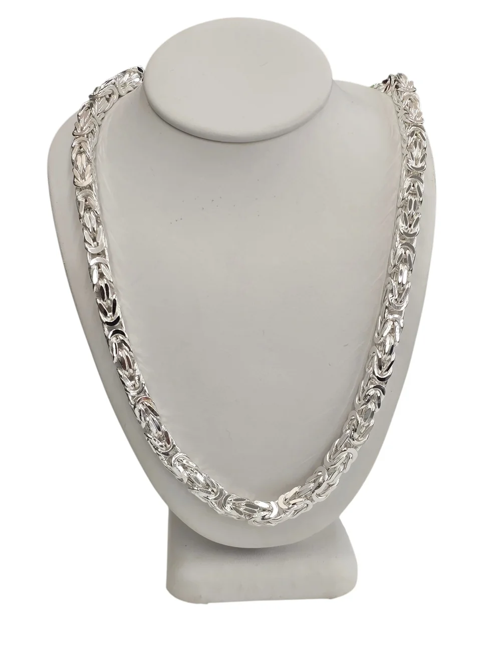 925 Sterling Silver Byzantine Chain 5.5 Mm 26 Inches